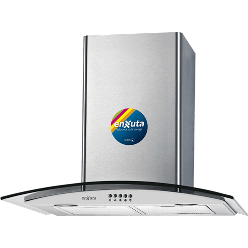 CAMPANA ENXUTA ACERO CON VIDRIO EXTRACCION DE 750M3/H