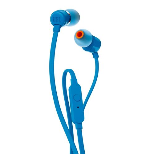 AURICULAR JBL TUNE110 AZUL C/MICROFONO