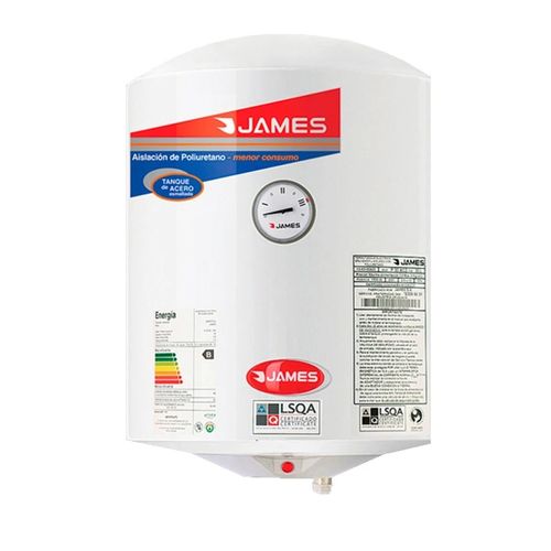 TERMOTANQUE JAMES CILINDRICO ACERO 40LT
