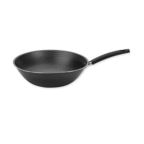 Sarten Multiflon Wok Negro Aluminio 28Cm