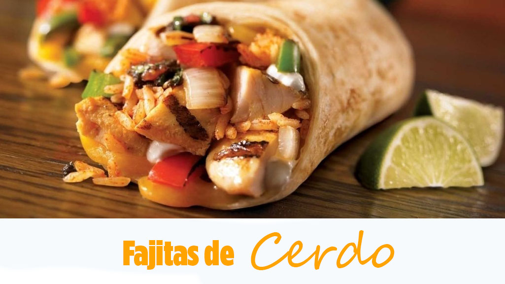 fajitas de cerdo