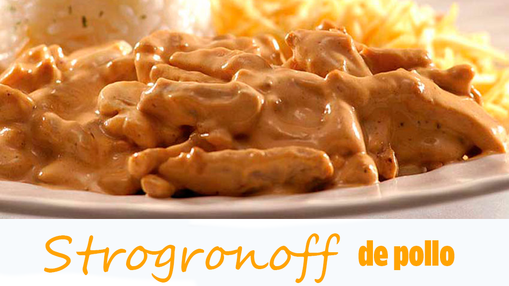 strogonoff de pollo